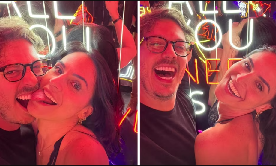 Fabio Porchat posta pela 1ª vez fotos com nova namorada, Priscila Castello Branco