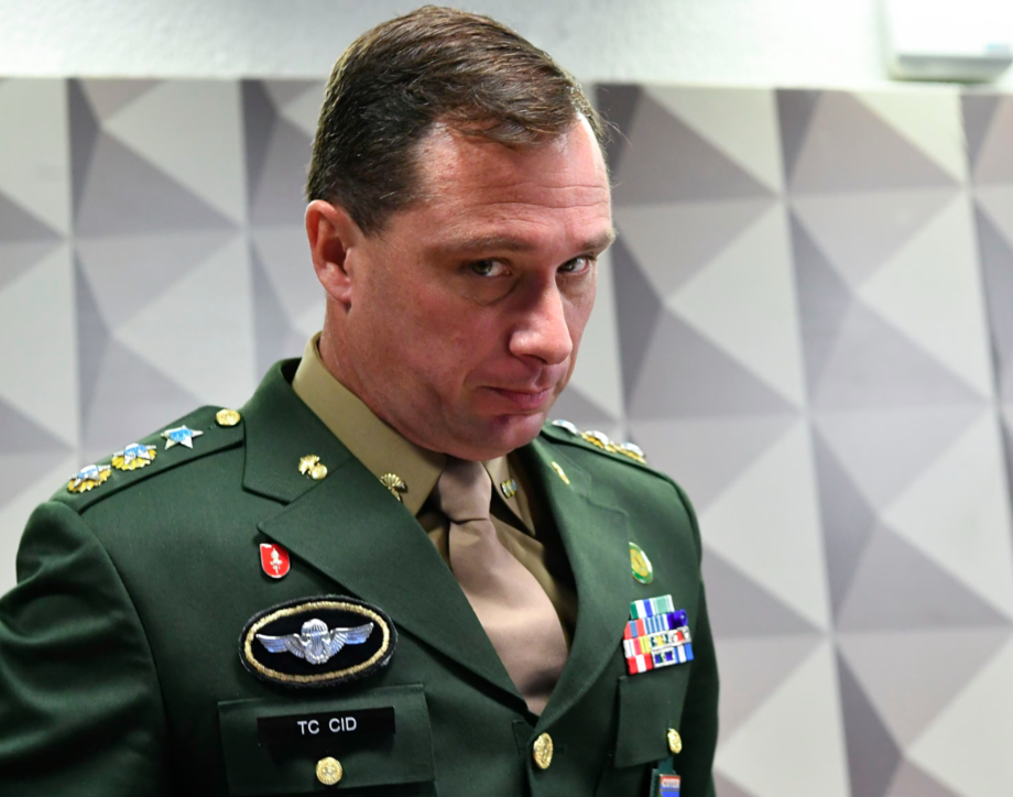 Mauro Cid, ex-ajudante de Bolsonaro.
