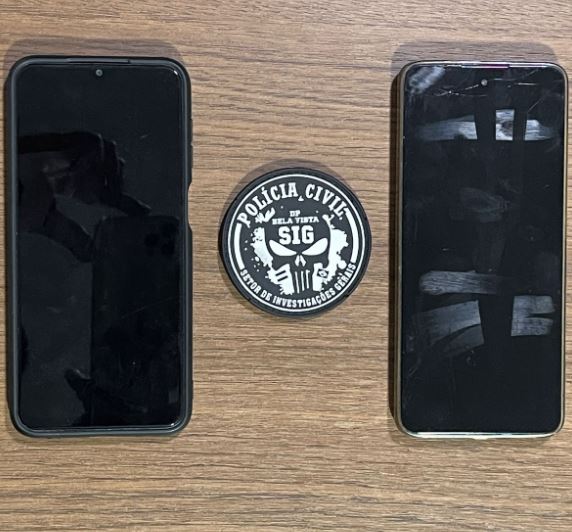 Celulares apreendidos