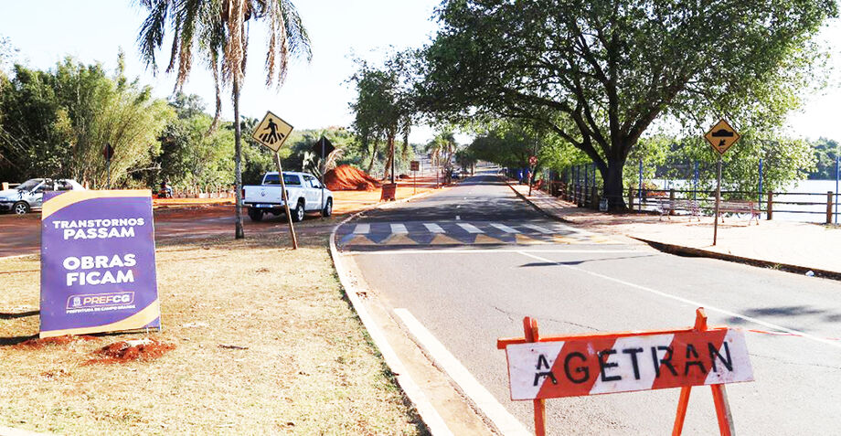 Obras no Lago do Amor
