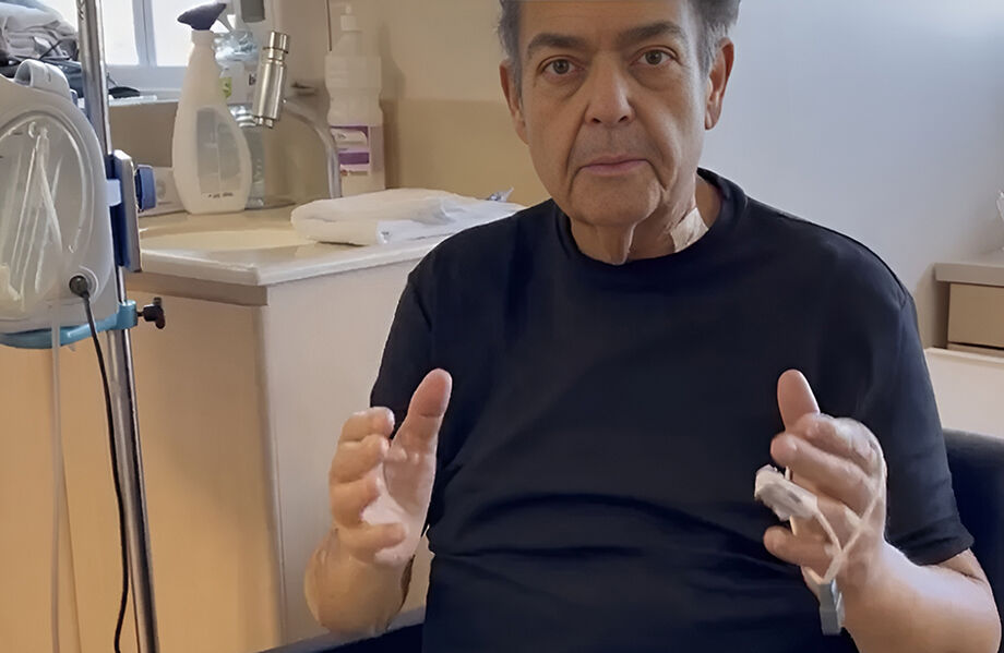Faustão fez um vídeo