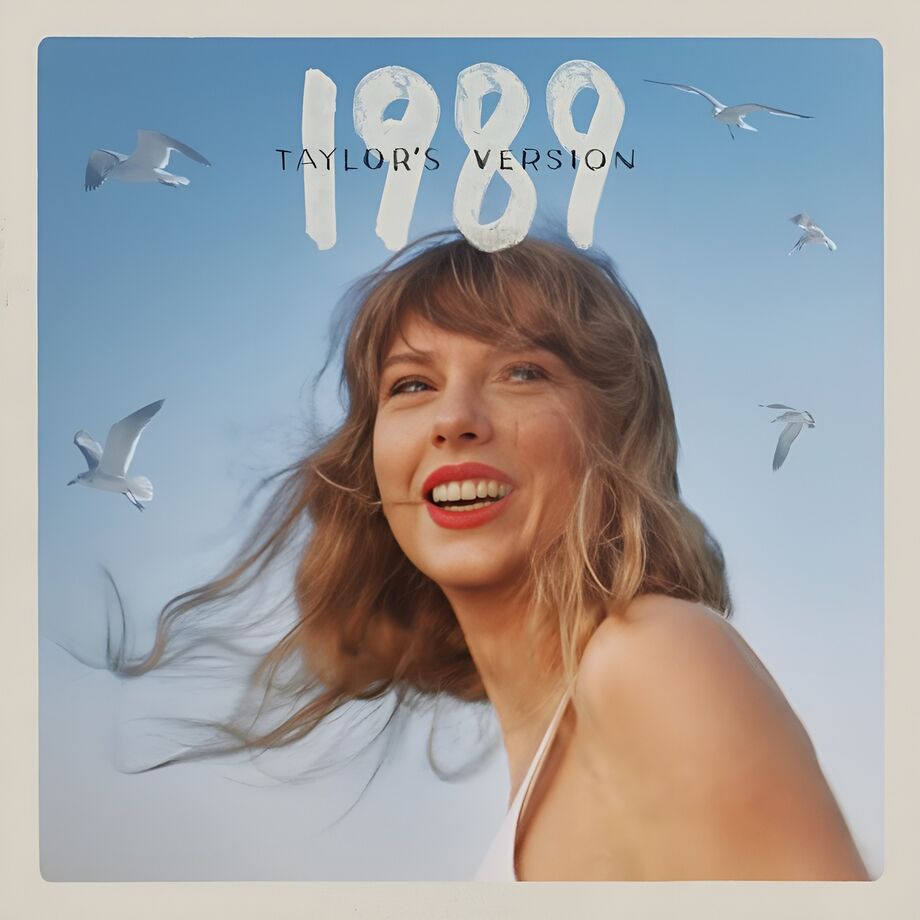 Capa da nova versão do álbum '1989'