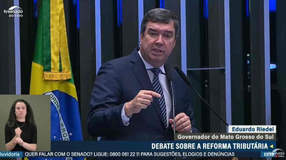 Governador discursou nesta terça-feira no Senado