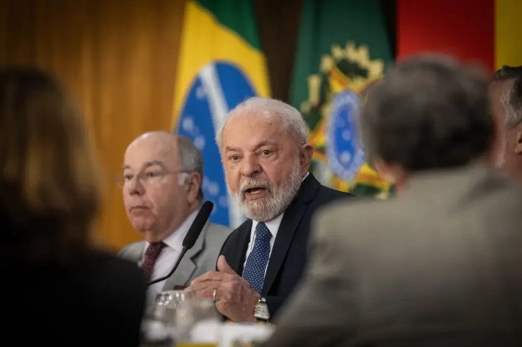 O presidente Luiz Inácio Lula da Silva