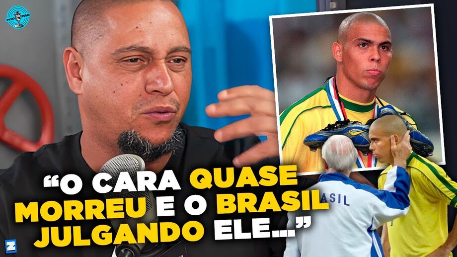 Roberto Carlos relembra derrota na Copa de 1998 e convulsão de Ronaldo: 'Vi meu amigo morto'