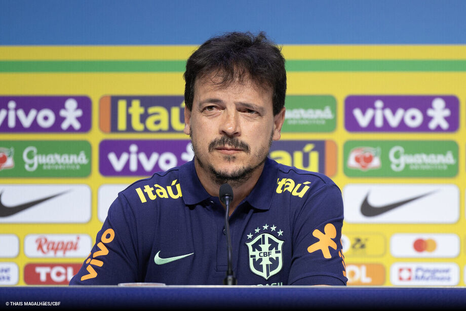 Fernando Diniz, técnico interino da seleção brasileira.