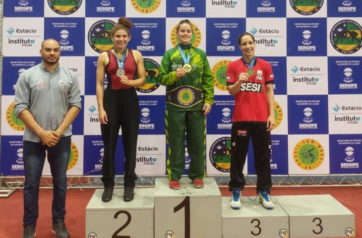 MS vai ao pódio com todos os atletas no Campeonato Brasileiro Sênior de Wrestling