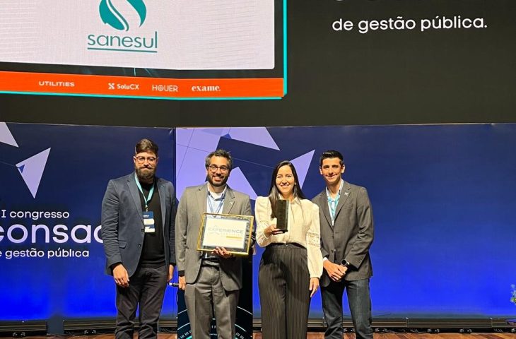 Sanesul e MSGÁS recebem prêmio de excelência no segmento de serviços essenciais