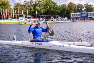 Rufino venceu o Campeonato Mundial de Canoagem e Paracanoagem