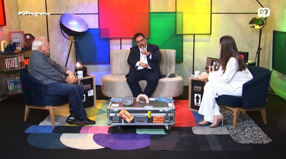Ratinho na Record em 'O Programa de Todos os Programas' com Flavio Ricco e Gabi França