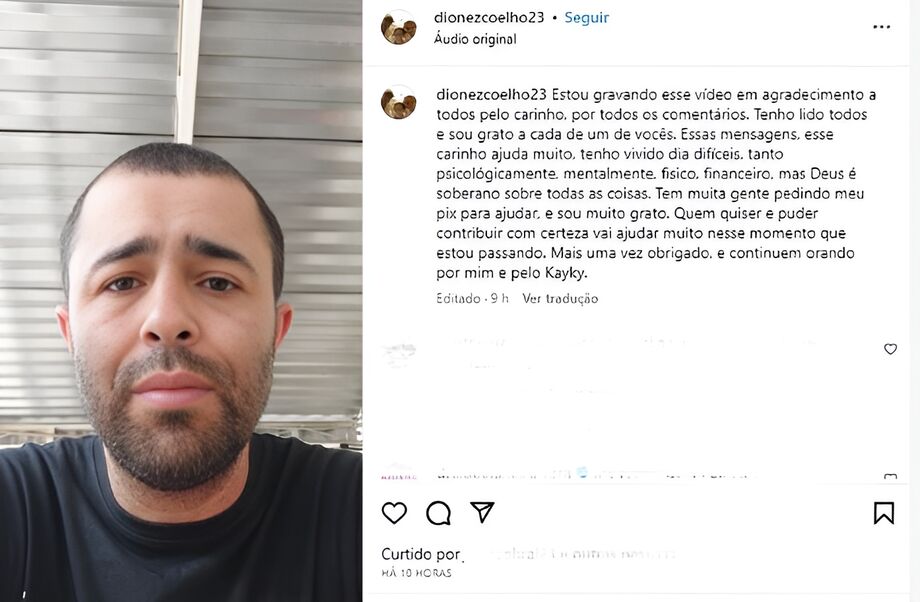 O motorista de aplicativo Diones Coelho da Silva anunciou nesta sexta-feira, 8, que encerrou a vaquinha virtual aberta para pagar o conserto do carro