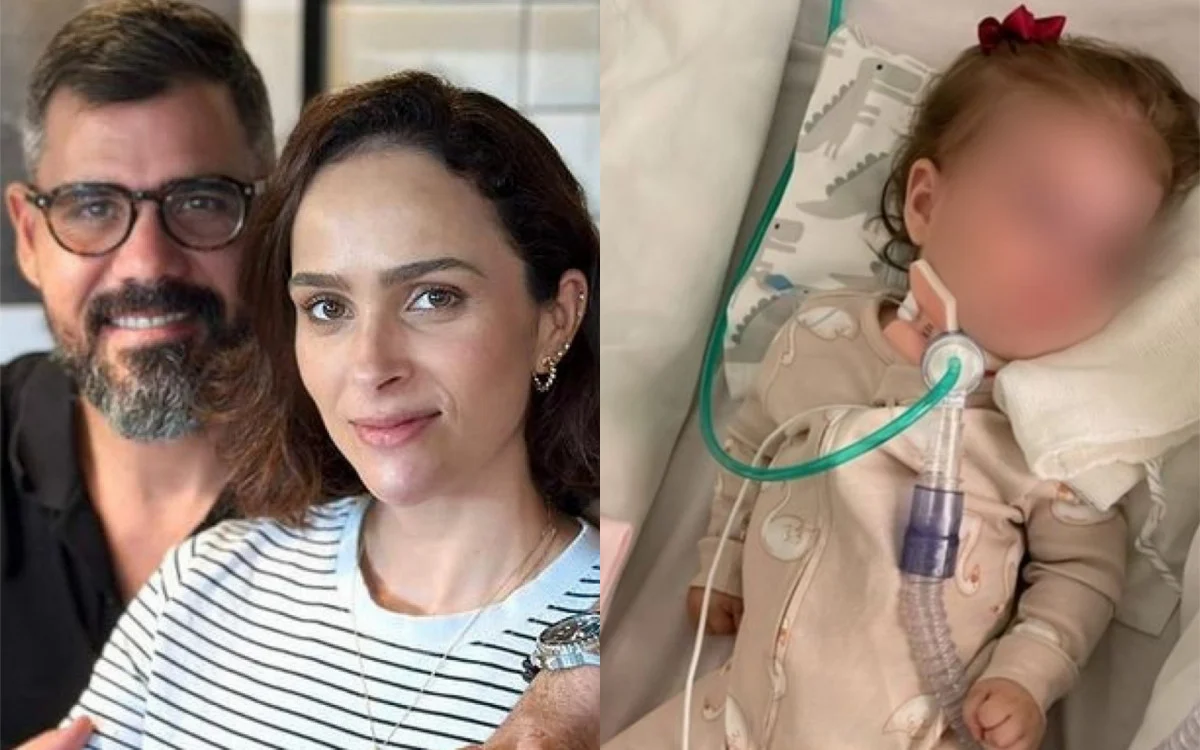 Filha mais nova de Juliano Cazarré retorna à UTI