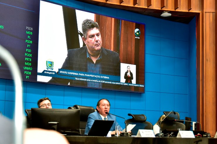 O presidente Gerson Claro reitera o apoio da Assembleia Legislativa e dos 24 deputados para resolução da questão indígena, em Dourados.