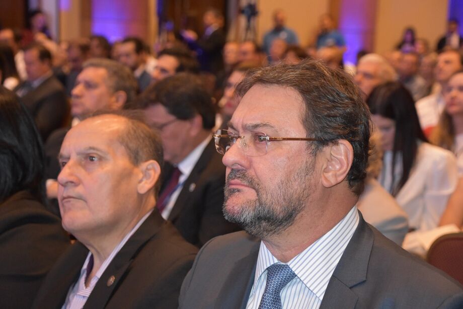 O presidente da Fiems, Sérgio Longen, participou da abertura da 14º edição da Expo Paraguai-Brasil