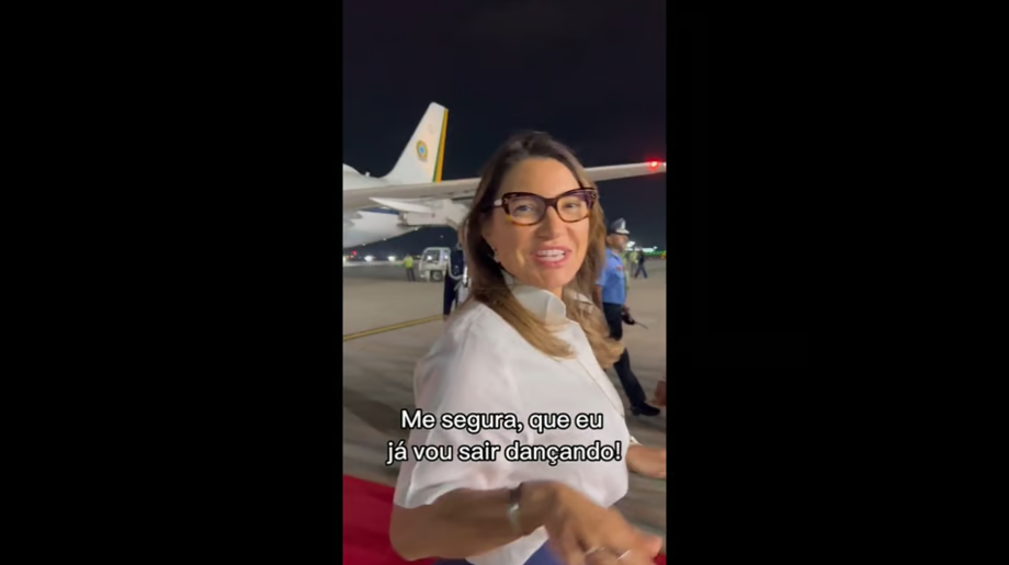 Janja apaga vídeo sobre 'sair dançando' na Índia.
