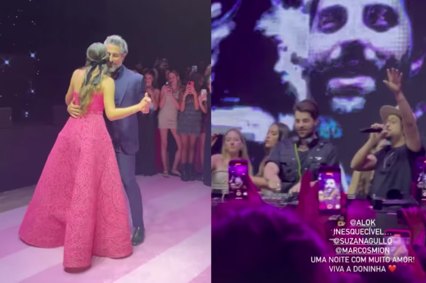 Festa de 15 anos de Donatella Mion teve DJ Alok como uma das atrações.