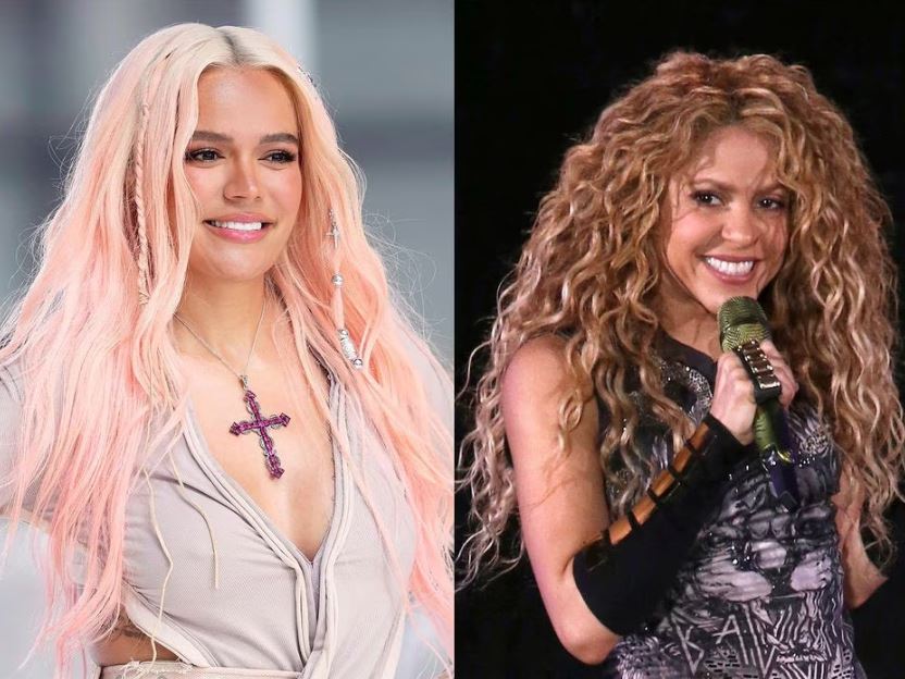 Colombianas Karol G e Shakira estão entre as artistas mais indicadas