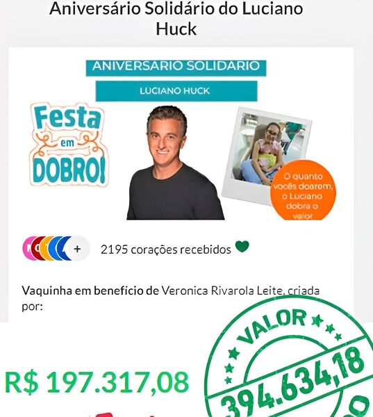 Vaquinha faz sucesso
