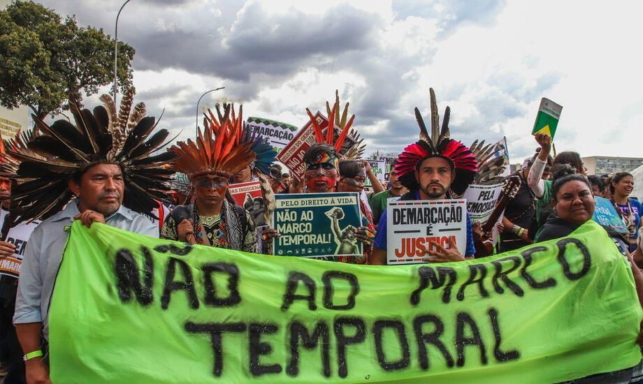 Comissão pede veto do marco temporal.