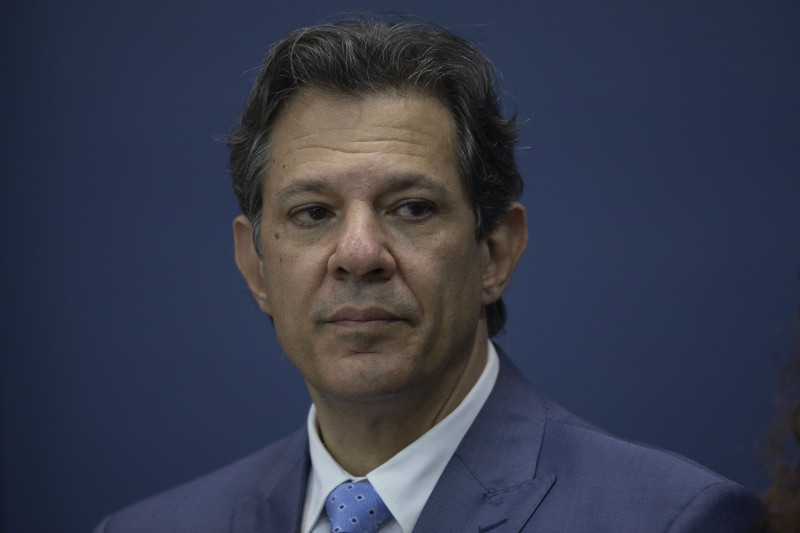 O ministro da Fazenda, Fernando Haddad