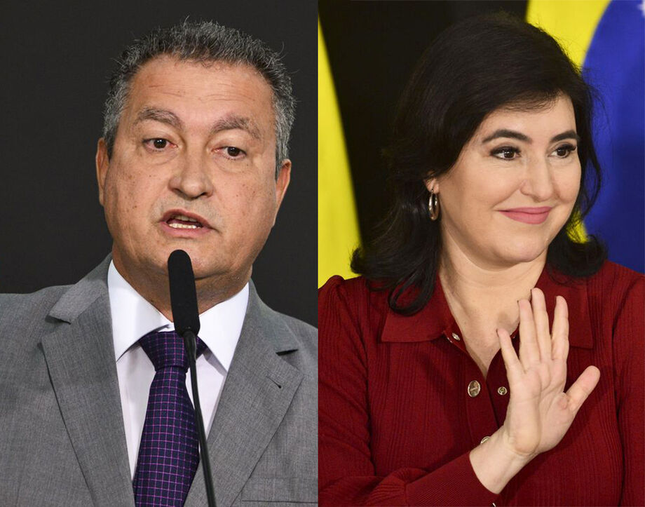 Ministro Rui Costa e ministra Simone Tebet