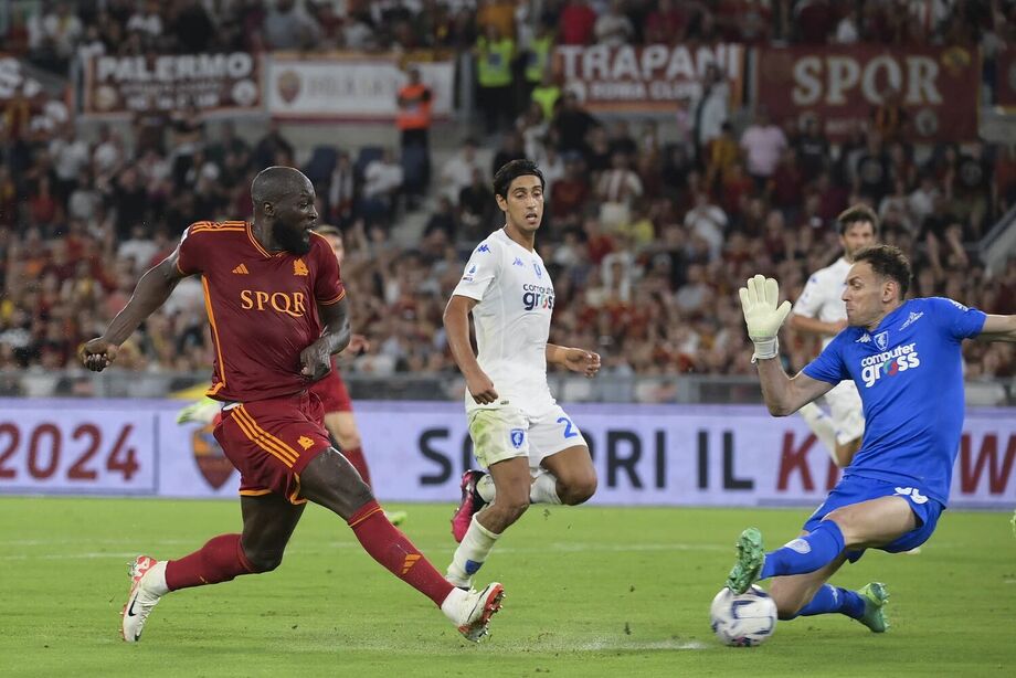 Roma faz 7 a 0 no Empoli, vence a 1ª no Italiano, e deixa a zona de rebaixamento