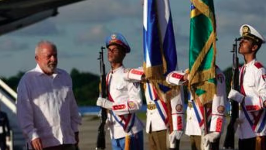 Lula em Cuba.