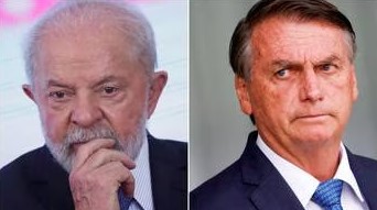 Presidente do Brasil, Luiz Inácio Lula da Silva e Ex-Presidente do Brasil, Jair Messias Bolsonaro.