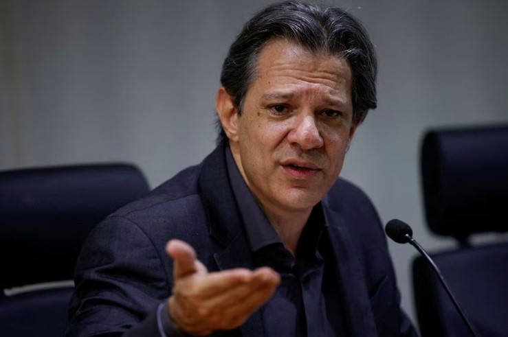 Ministro da fazenda, Fernando Haddad.