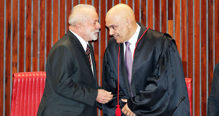 Lula e Alexandre de Moraes