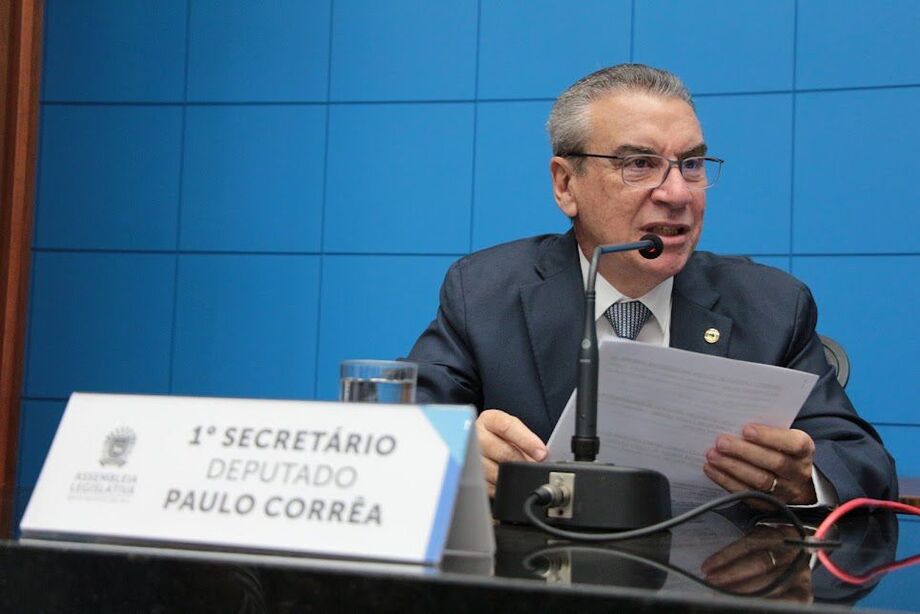 Deputado e 1º secretário da Assembleia Legislativa de Mato Grosso do Sul (ALEMS), Paulo Corrêa (PSDB)