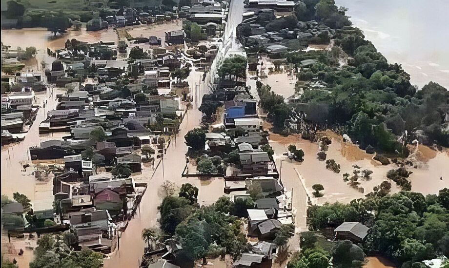Tempestades no Rio Grande do Sul.