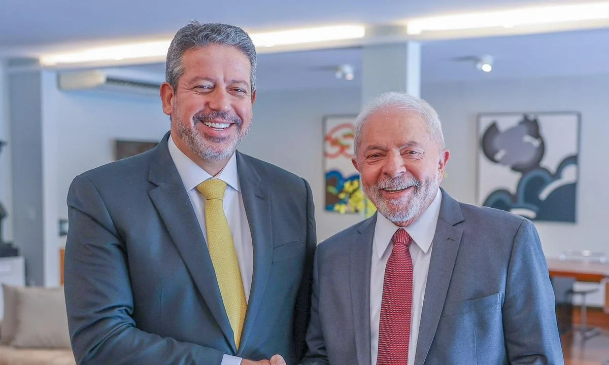 Arthur Lira e Lula.