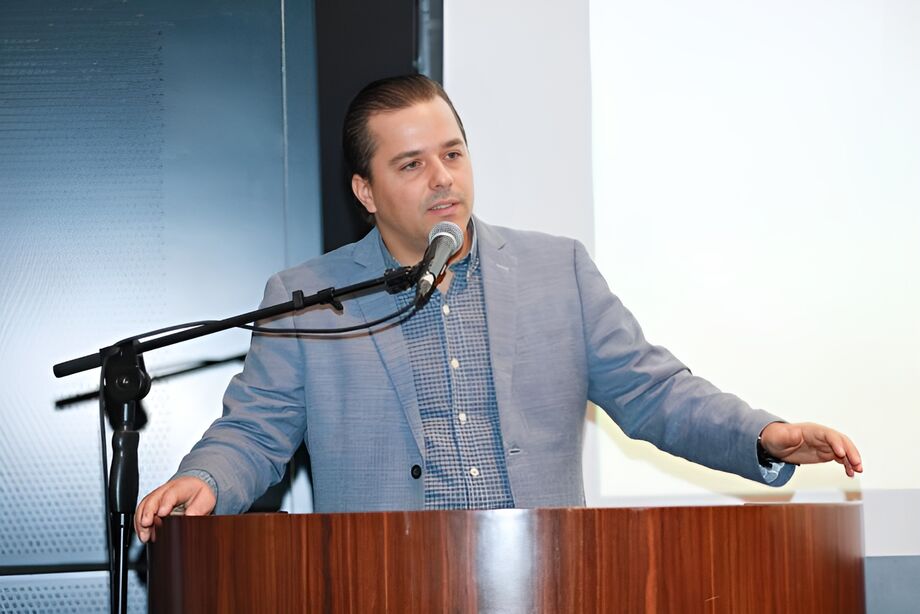 Durante o Fórum, Lucas Galvan falou sobre a importância do agro para a sustentabilidade