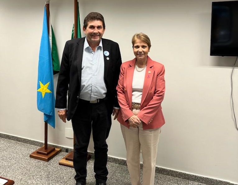 O prefeito Toninho do Cofapi se reuniu com a Senadora Teresa Cristina