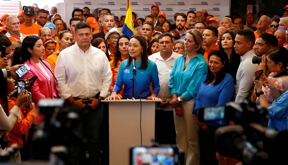 María Corina Machado lidera as pesquisas para ser a principal opositora de Maduro