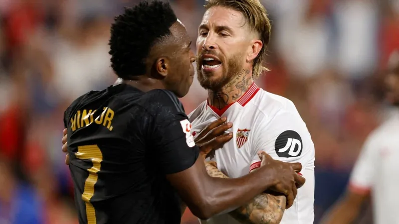 Vini Jr. é alvo novamente de racismo em jogo do Real Madrid; Sevilla expulsa torcedor