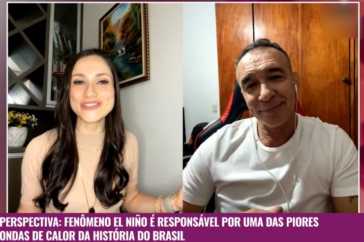 Professor Fabio Luiz de Oliveira falou sobre o fenômeno El Niño no programa Perspectiva