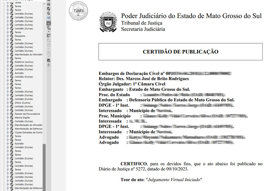 Início de julgamentos virtuais passa a ser publicado no Diário da Justiça