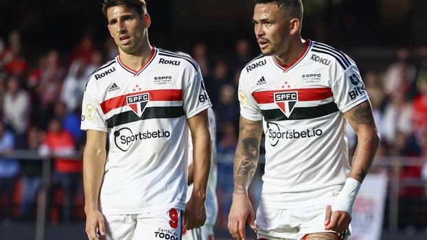 Sem Calleri, Luciano ganha chance de se firmar como centroavante no São Paulo