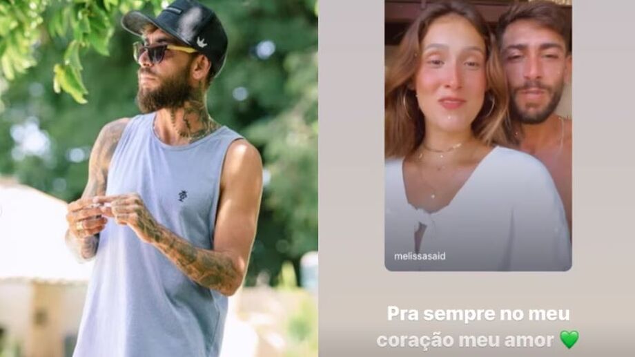 Melissa Said, mulher do influenciador Tassio Bacelar, posta mensagem nas redes sociais após a morte do marido