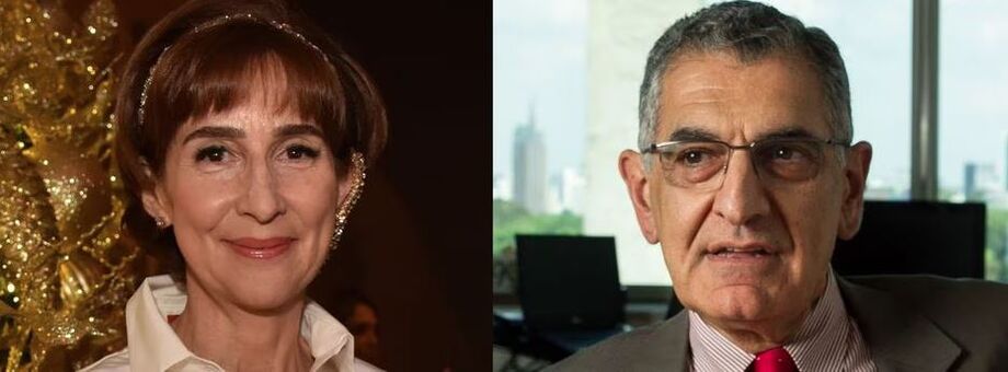 Viviane Senna e Vahan Agopyan recebem o Prêmio Professor Emérito Troféu Guerreiro da Educação Ruy Mesquita de 2023