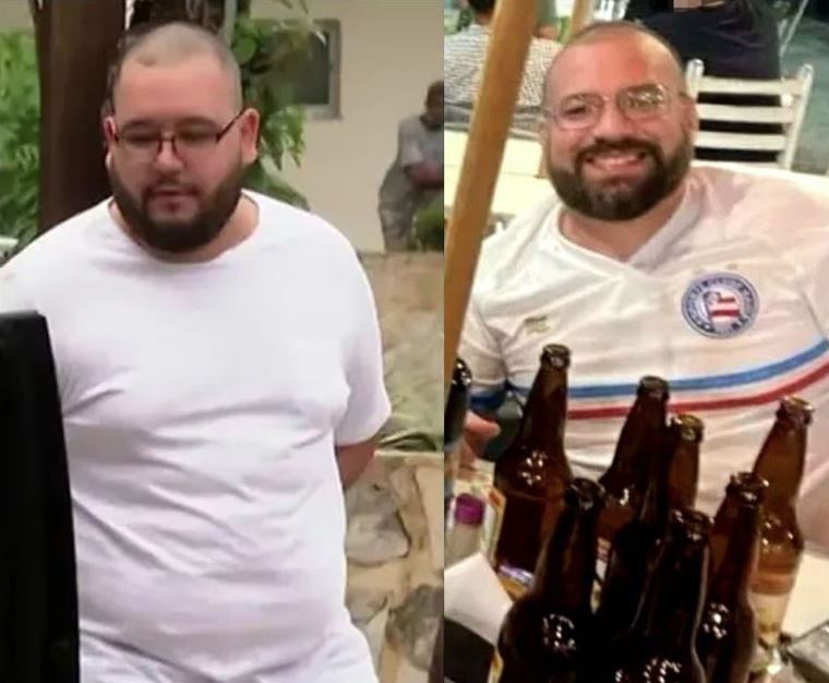 Filho de miliciano, Taillon (à esquerda) seria o alvo e teria sido confundido com o médico Perseu (à direita)