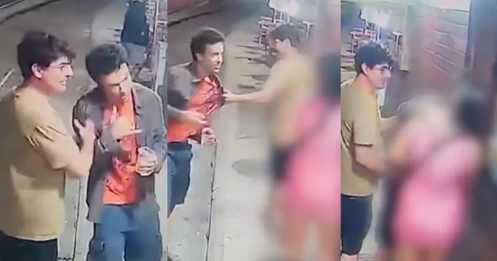 Vídeo mostrou Kayky Brito sendo afastado de mulher por Bruno de Luca momentos antes do atropelamento