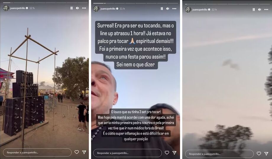 Pai de Alok mostra festival de música sob bombardeio em Tel Aviv