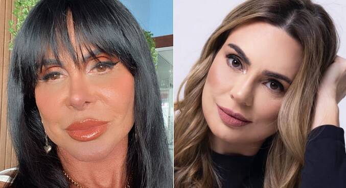 Gretchen ficou do lado de Rachel Sheherazade na briga que tirou a jornalista do reality A Fazenda nesta quinta-feira