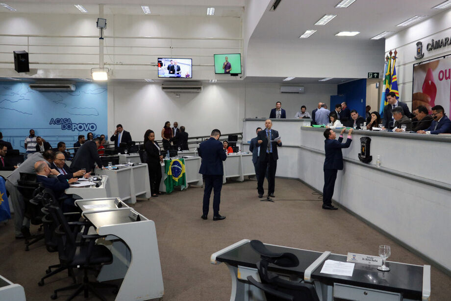Os vereadores da Câmara Municipal de Campo Grande