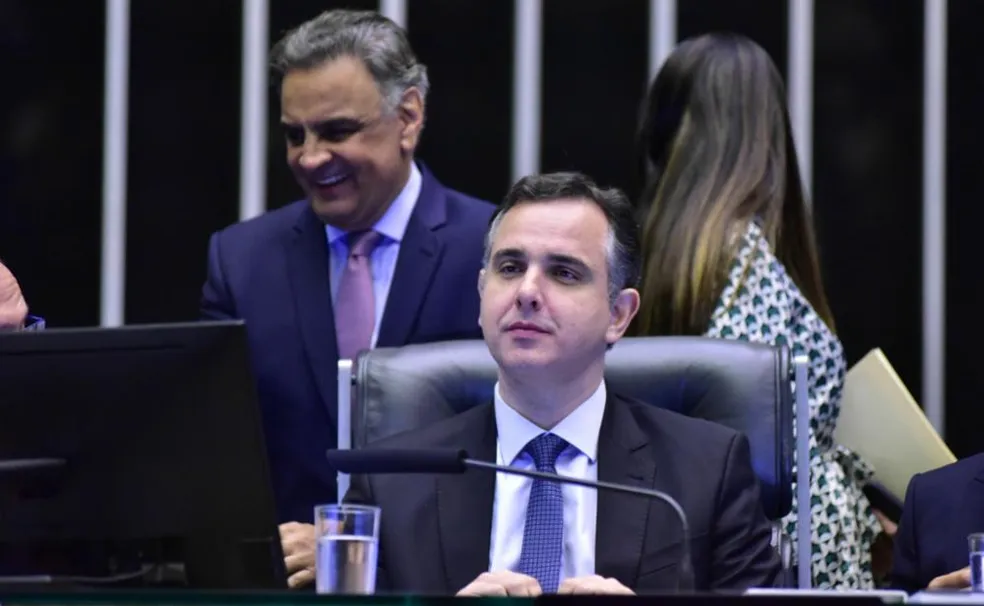 O presidente do Senado, Rodrigo Pacheco (PSD-MG)