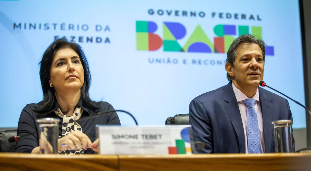 Após Lula descartar défict zero de Haddad, Tebet fala de Orçamento em reunião