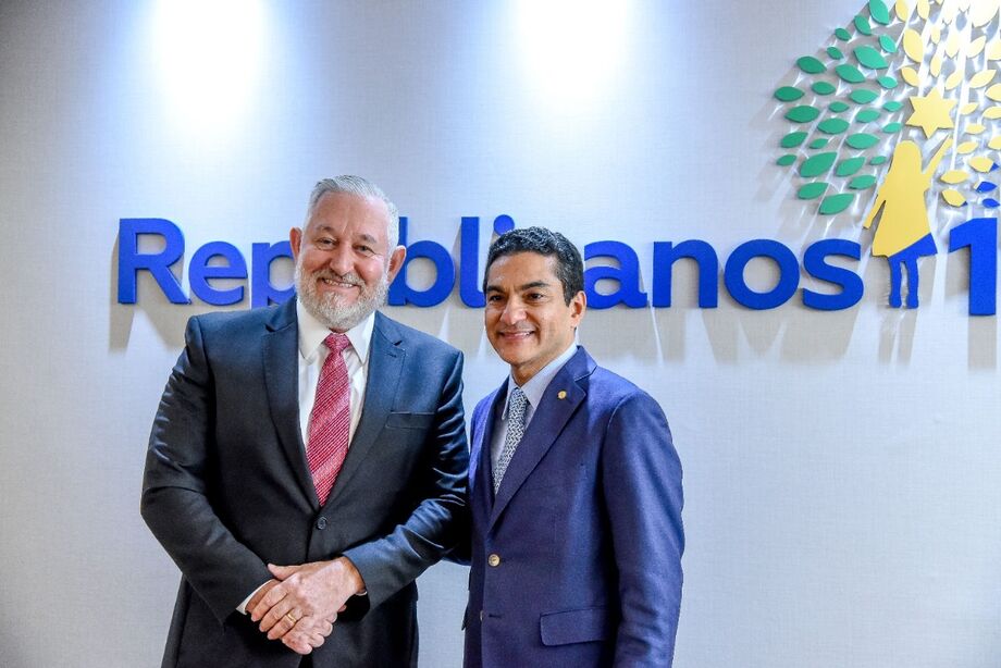 O Deputado estadual Antonio Vaz, presidente estadual do Republicanos MS e do líder nacional do partido, deputado federal Marcos Pereira
